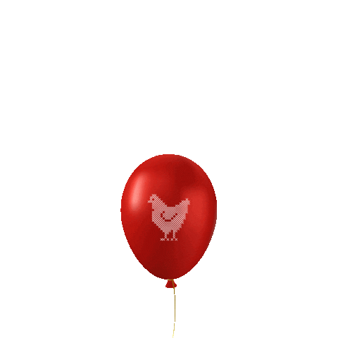 soedidee giphyupload feest ballon kip Sticker