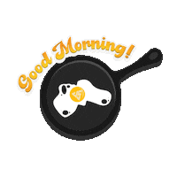 VanspeedShop breakfast goodmorning camping eggs Sticker