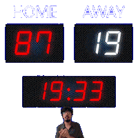 19 Away Sticker