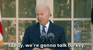 Joe Biden Thanksgiving GIF by GIPHY News