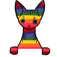 Love It Cat Sticker by The DIME Store