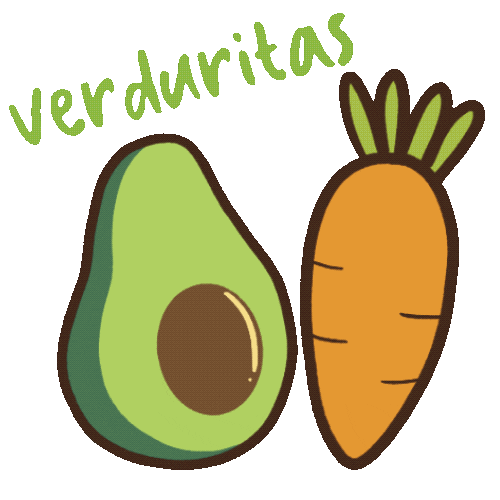 Verde Veggie Sticker by Politopia Ilustraciones