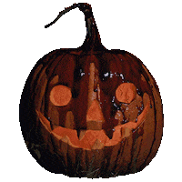 Bleeding Jack O Lantern Sticker by Hunter Preston