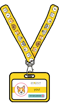 Dog Lanyard Sticker by The Woof Agency