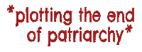 Feminism Plotting Sticker