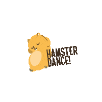 Dance Hamster Sticker by njlmti