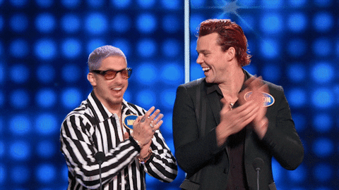 celebrity family feud GIF by ABC Network