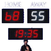 55 Away Sticker