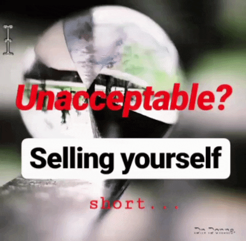4Amclub Selling Yourself Short GIF by Dr. Donna Thomas Rodgers
