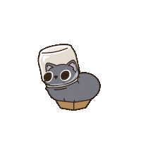 Excited Spin Sticker by Bubu