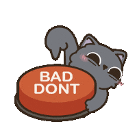Button Sticker by Bubu