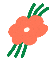 Flower Sticker by Livia Falcaru