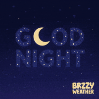 Good Night Stars GIF by Brzzy