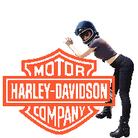 Harley Davidson Logo Sticker by California Harley-Davidson