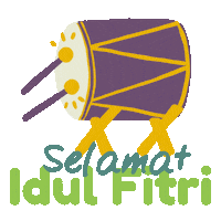 indonesia Eid Sticker by Dita W. Yolashasanti