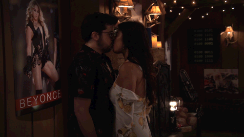 the great indoors kiss GIF by CBS