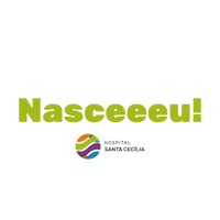 Nasceu Sticker by Hospital Santa Cecília