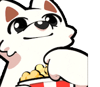 Sticker Popcorn Sticker