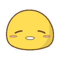 mochimii happy fun cute food Sticker