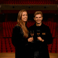 Cheers Champagne GIF by AFAS Software