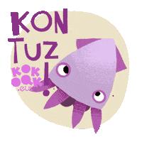 kokoakgara squid Cuidado careful euskara Sticker