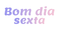 Degrade Bom Dia Sticker