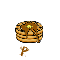 breakfast waffles Sticker by CEO Pam of Pamcakes' Pancakes