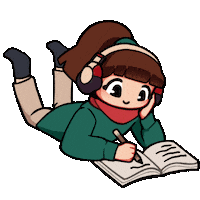 Summer Chilling Sticker by Lofi Girl