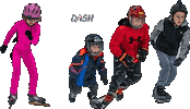 Kids Racing Sticker by DASH Skating