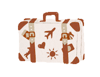 kikicreations travel suitcase koffer kikimultem Sticker