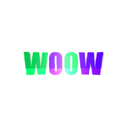 AlissonC_Design wow animated surprise colorful Sticker