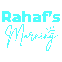 rahaf_designs_ morning rahaf rahafazh Sticker