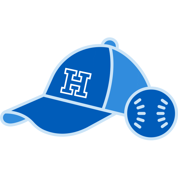 HomeTownTicketing sports baseball softball cap Sticker