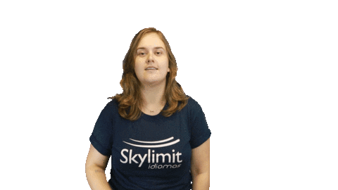 English Laugh Sticker by Skylimit idiomas