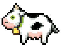 mucca shake burger smash burguer Sticker
