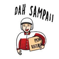 On The Way Thank You Sticker by Pos Malaysia