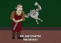 sword chop up GIF by South Park 