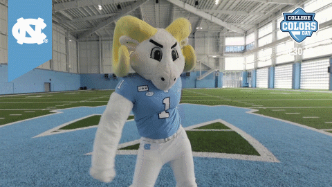 College Sports Unc GIF by College Colors Day