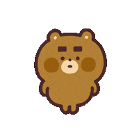 Bear くま Sticker by やべーべや