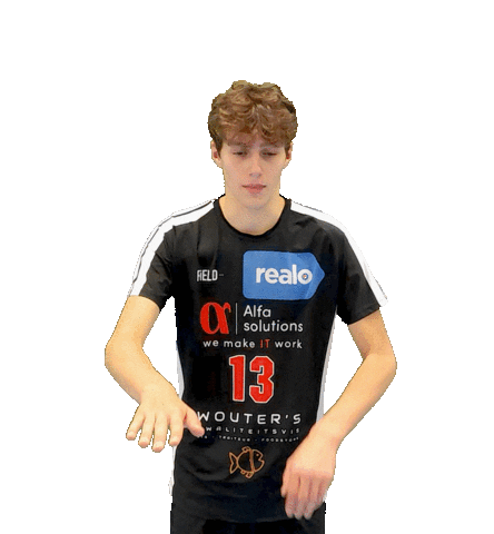 Happy Sport Sticker by Alfa Solutions Tievolley Tielt