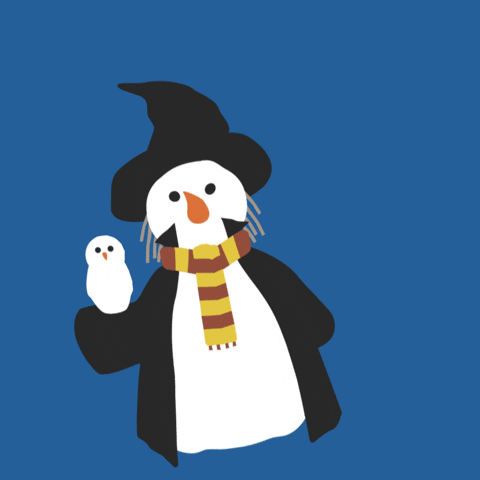 Harry Potter Snowman GIF by Universal Destinations & Experiences