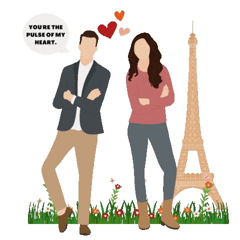 In Love Paris Sticker by Heather Grace Stewart: Funny Romances to Warm Your Heart