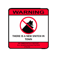 Stop Warning Sticker