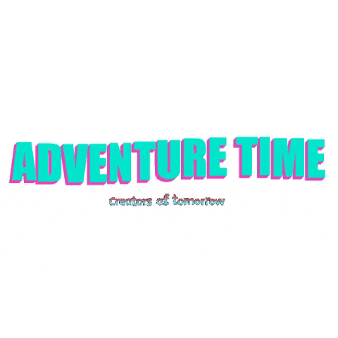 Adventure Time Logo GIF by WIESEMANN 1893