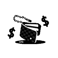 Money Wallet Sticker by CPS CHAPS