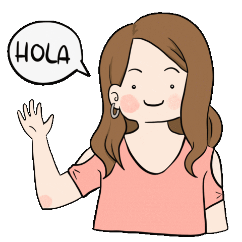lateladicarlotta giphyupload hello hola ciao Sticker