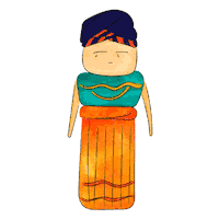 Doll Worry Sticker