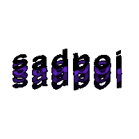 MonitorHead aesthetic sadboi Sticker