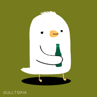 Drinking Beer Animation GIF