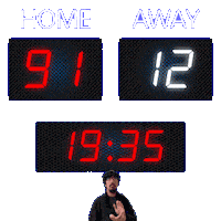 12 Away Sticker